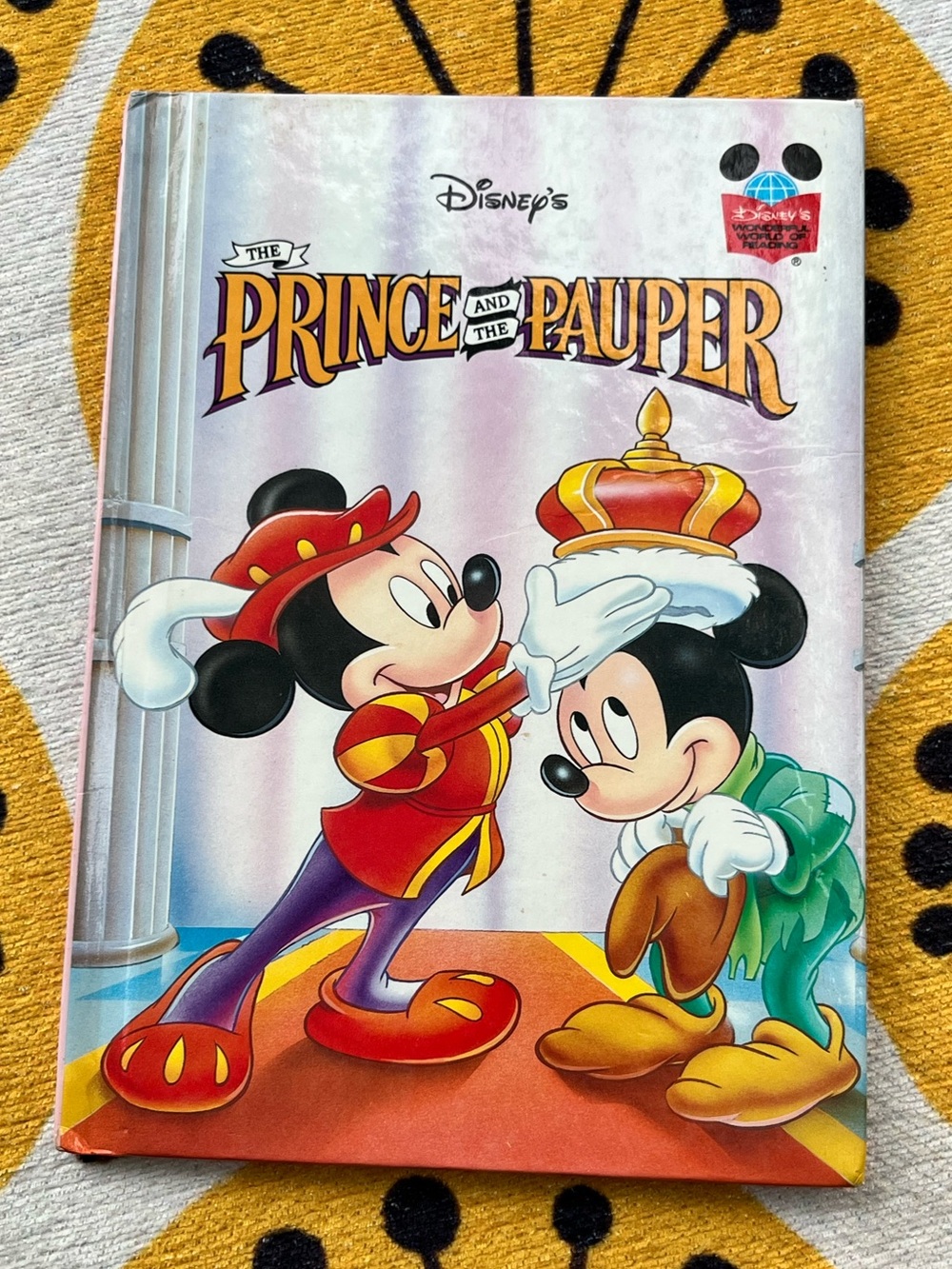 Vintage 1993 Disney The Prince and the Pauper Mickey Mouse First Edition Book